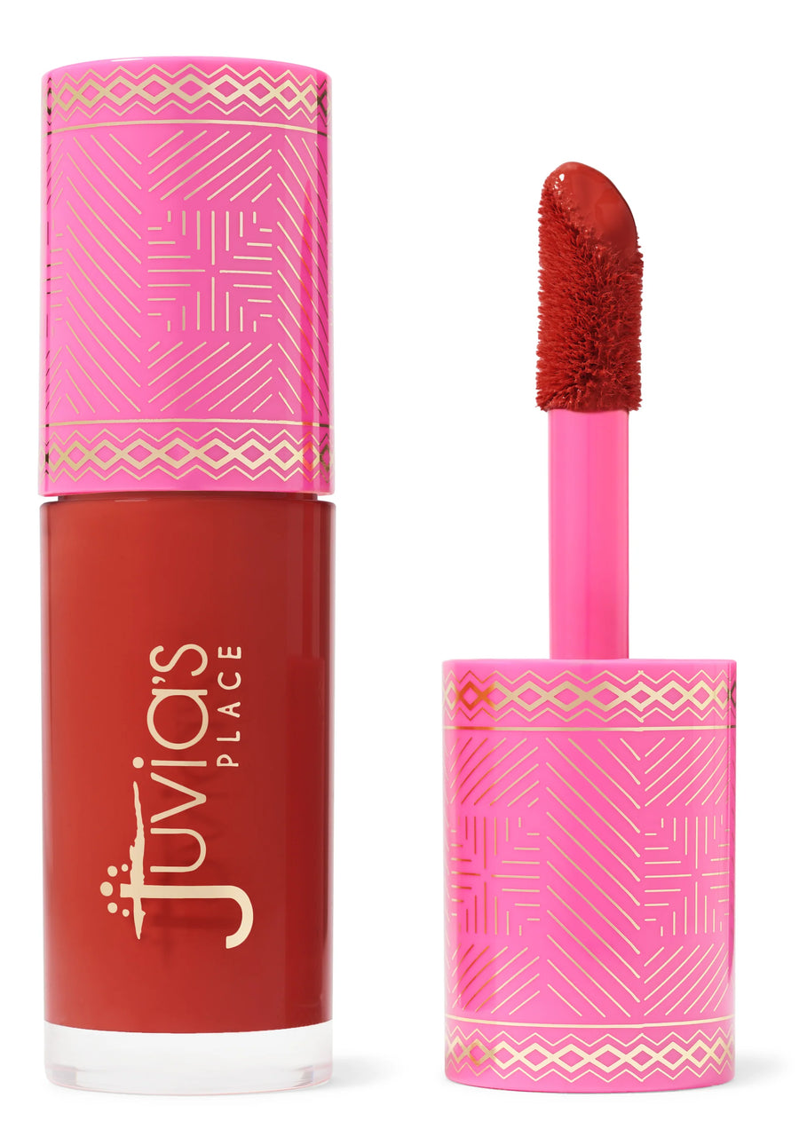 Juvias Place Blushed Liquid Blush shade Lily Love:  Rich and deep bronzed warm earthy tones