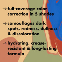 ELF CAMO ORANGE COLOR CORRECTOR  Long-Lasting Color Corrector With Hyaluronic Acid