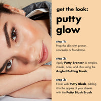Elf putty bronzer Putty cream-to-powder bronzer that gives skin a warm glow shade Tan lines