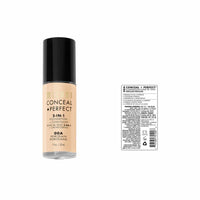 MILANI CONCEAL + PERFECT 2-IN-1 FOUNDATION AND CONCEALER SHADE PORCELAIN 00A