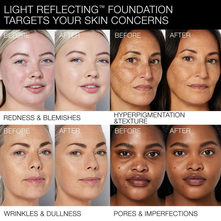 Nars LIGHT REFLECTING ADVANCED SKINCARE FOUNDATION DEAUVILLE L4 - Light with neutral undertones