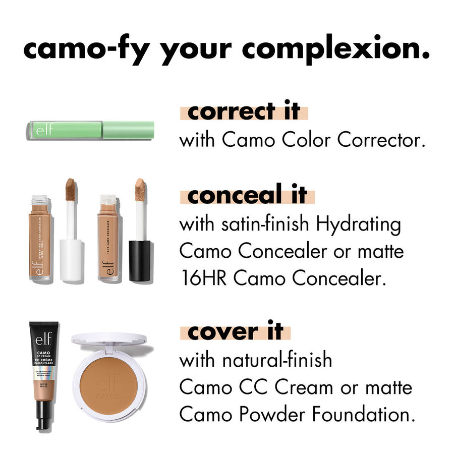 ELF CAMO YELLOW COLOR CORRECTOR  Long-Lasting Color Corrector With Hyaluronic Acid