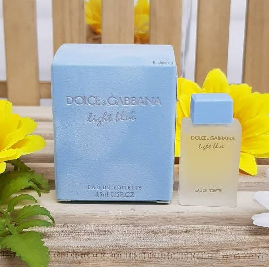 Dolce & Gabbana light blue eau de toilette 4.5ml pocket size