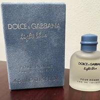 Dolce and Gabbana light blue pour homme for men 4.5ml.pocket size perfume