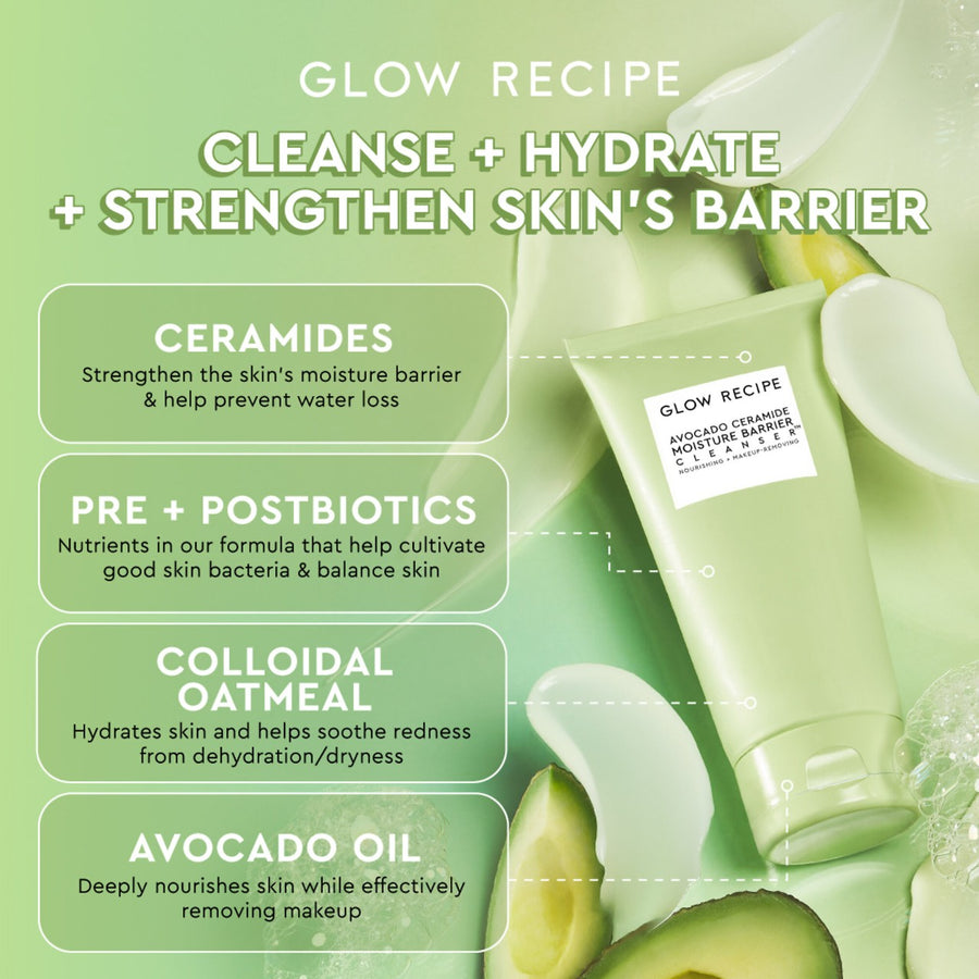 Glow Recipe
Avocado Ceramide Moisture Barrier Cleanser 20ml mini