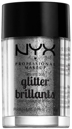 NYX Face and Body Glitter # 10 Silver