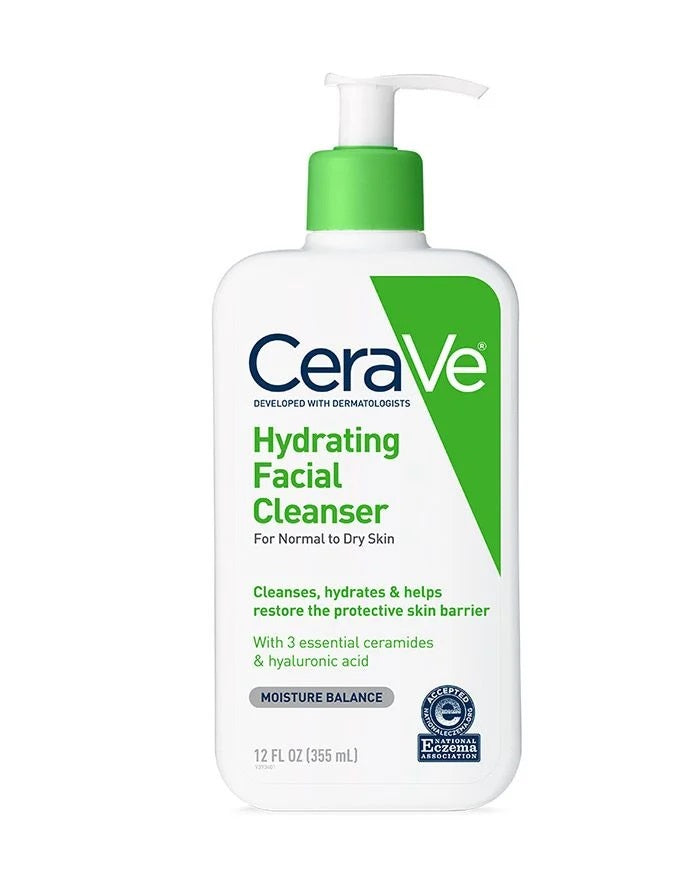 CeraVe Hydrating Facial Cleanser for Normal to Dry Skin 355ml