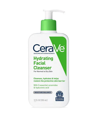 CeraVe Hydrating Facial Cleanser for Normal to Dry Skin 355ml