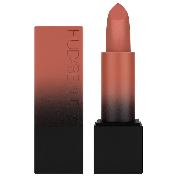 Huda Beauty Power Bullet Matte Lipstick First Kiss A Cute Pinky Brick (Warm Toned)