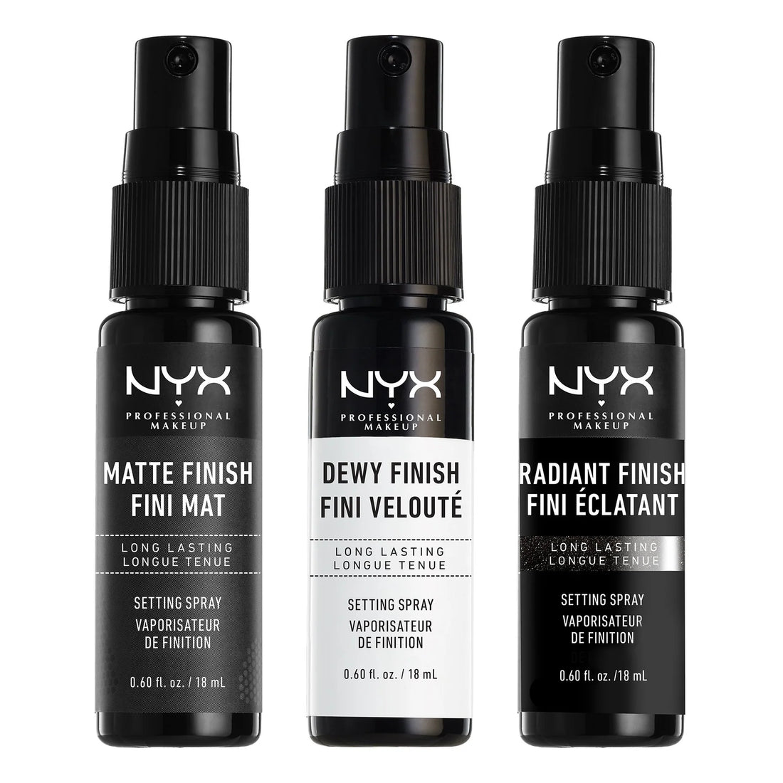 NYX Professional Makeup Diamonds & Ice Please! Mini Setting Spray Kit