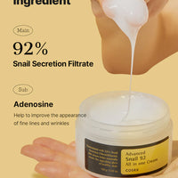 COSRX Advanced Snail 92 All in one Cream Full Size 100ML