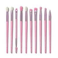 Morphe x Jeffree Star Eye Brush Collection - 10 Stunning Superstars with a Superstar Pink Bag